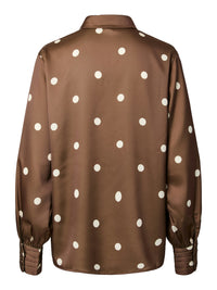 Bluse "gldPELLA" mit hellen Punkten