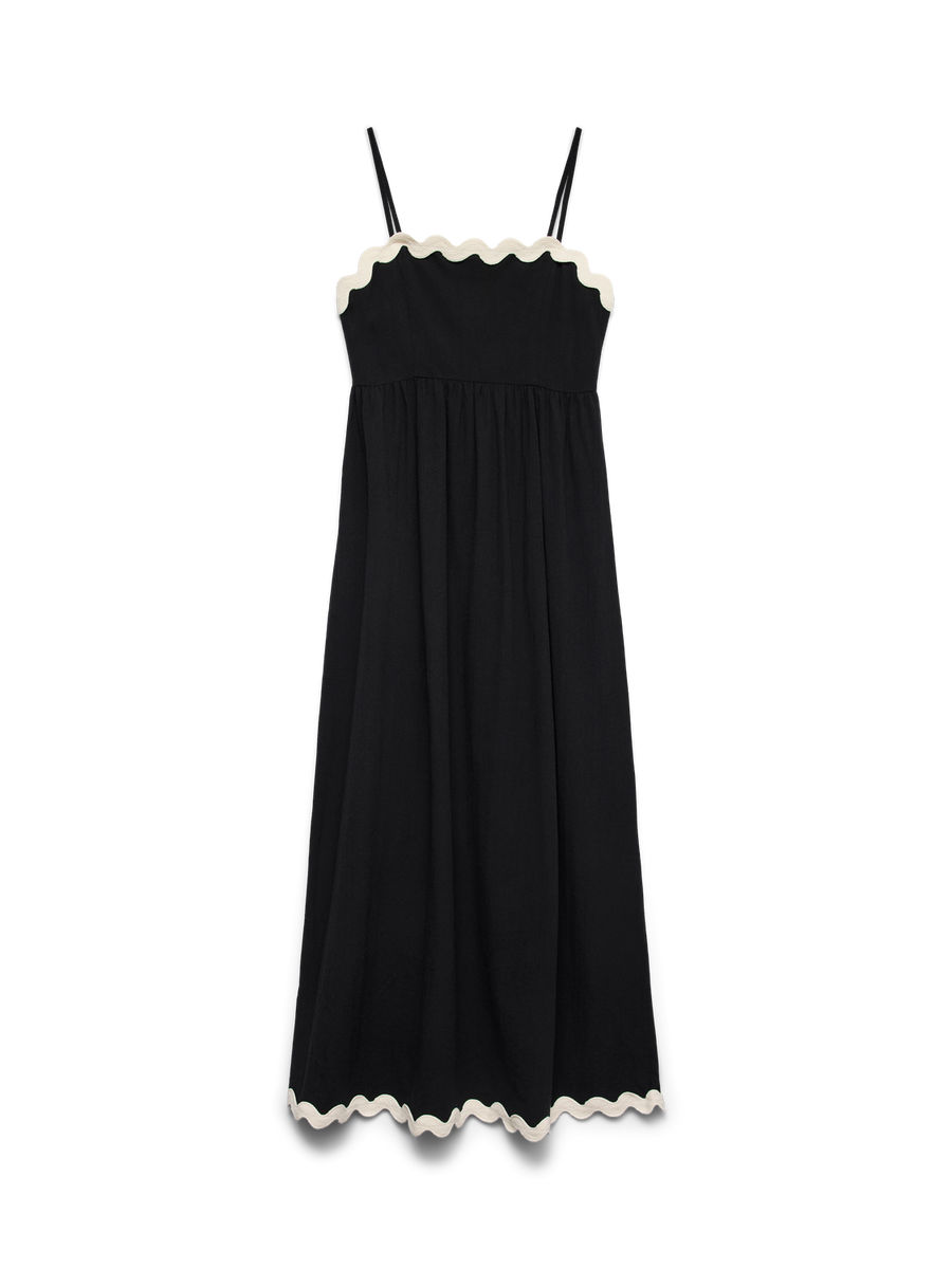 Träger-Long-Dress "gldJENNA" in Black