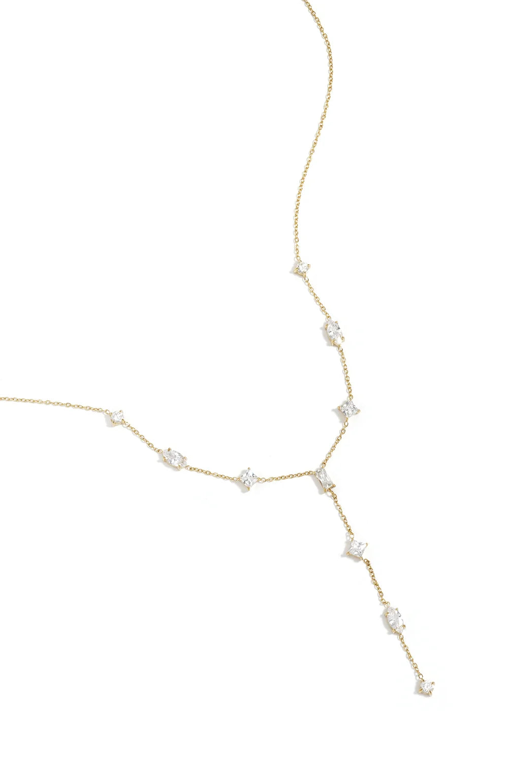 Funkel-Y-Halskette "gldCAMILLA" in gold
