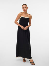 Träger-Long-Dress "gldJENNA" in Black