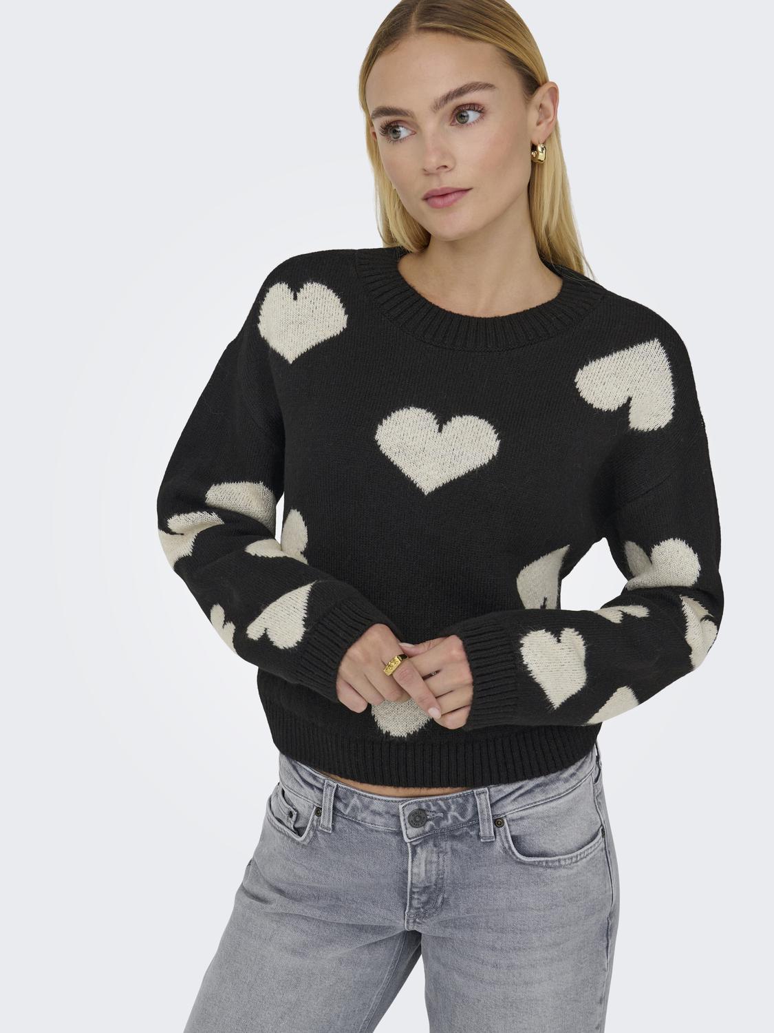 Pullover "gldSMILE" in Black