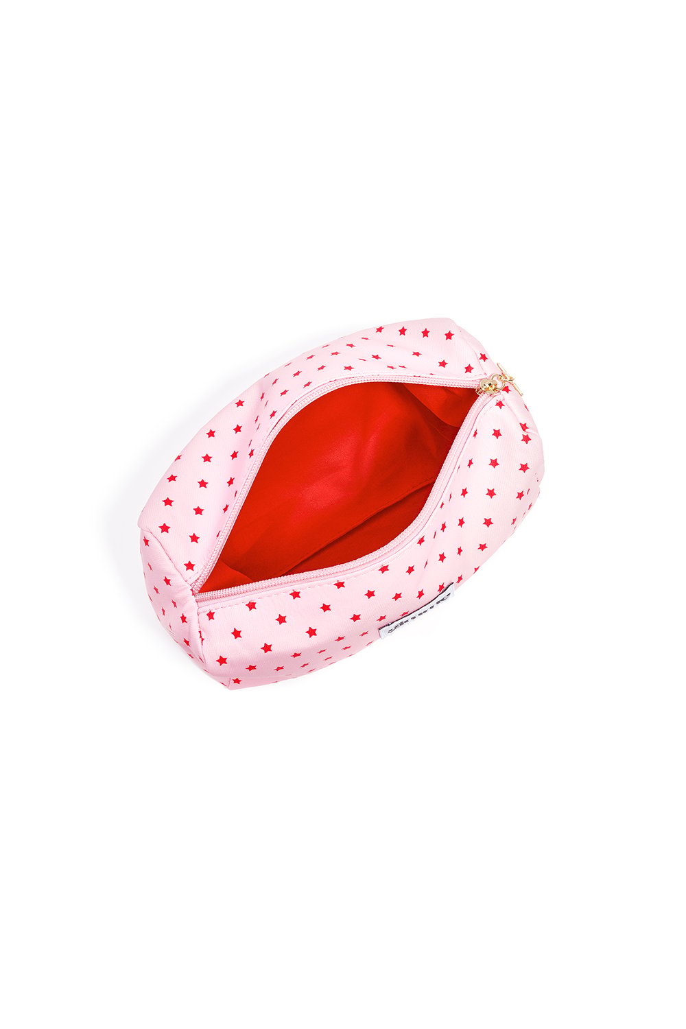 Makeup-Bag "gldLOLA" mit Sternchen in rosa/rot