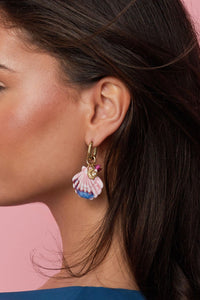 Sommerohrringe "gldTILLY" mit bunten Muscheln