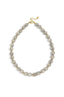 Statement-Kette "gldHENRIETTA" mit leuchtenden Perlen