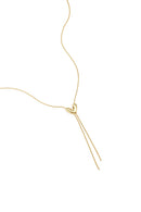 Edelstahl Herz Anhänger Halskette in Gold