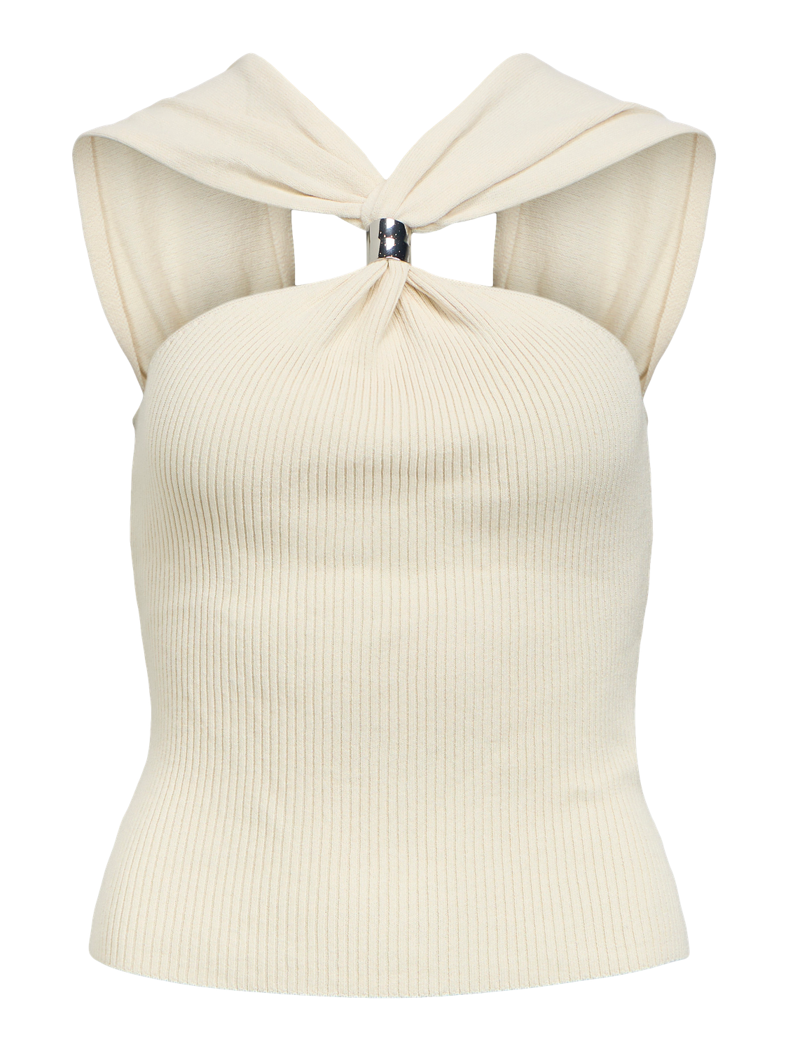 Gestricktes Top "gldCALLIE" in Birch aus Viskose