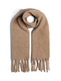 Schal mit Fransen "gldNIKITA" in Silver Mink