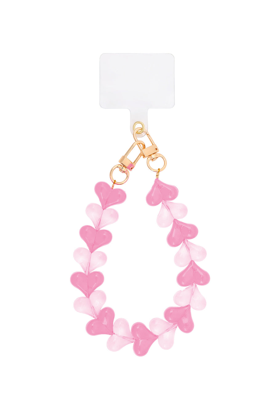 Handyanhänger "gldLINDA" in zwei Rosatönen