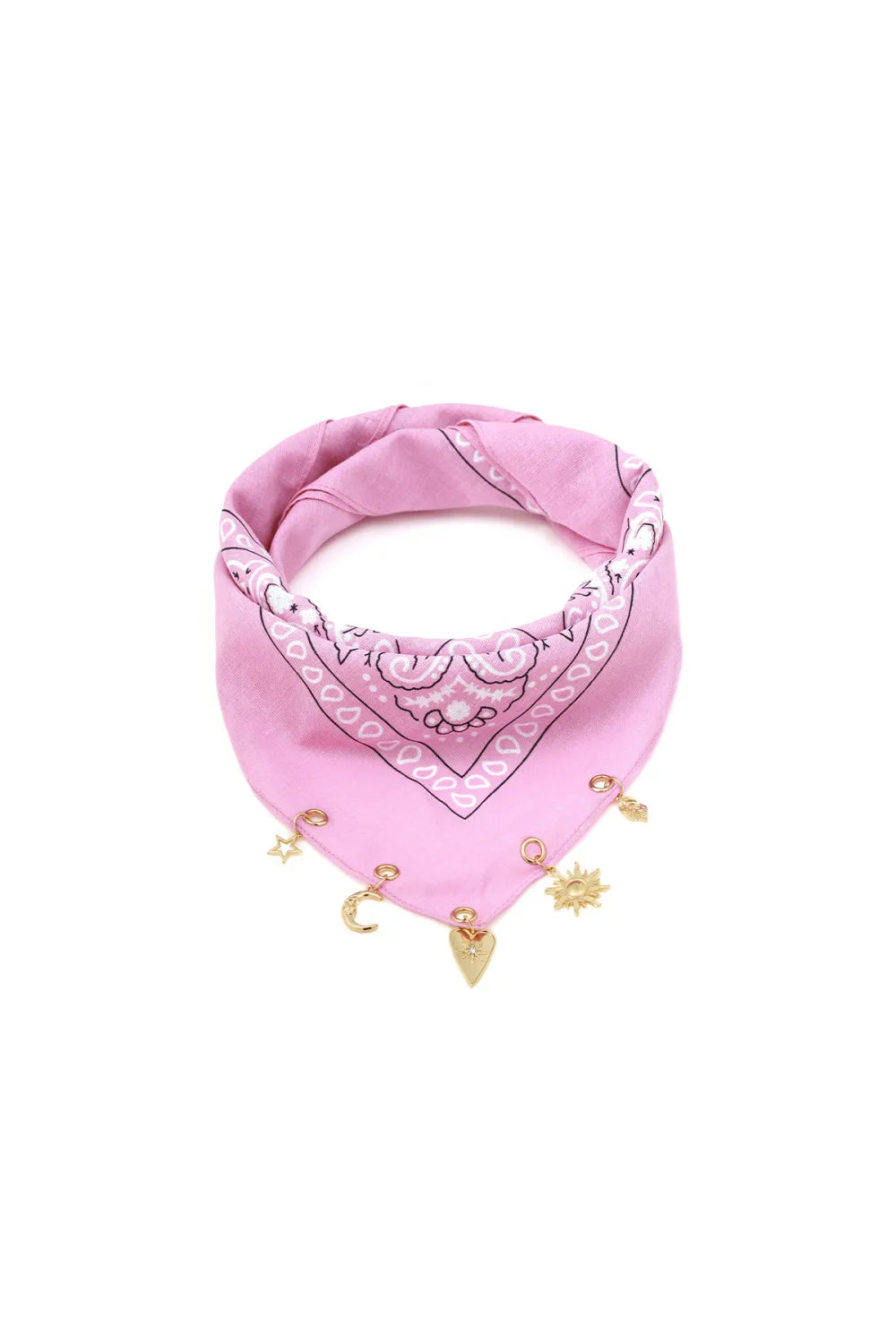 Sommerschal "gldBRIGITTA" Paisley Pattern in Pink