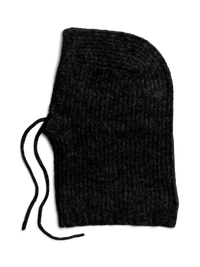 Kuschelige Balaclava „gldNAMBI“ in Schwarz