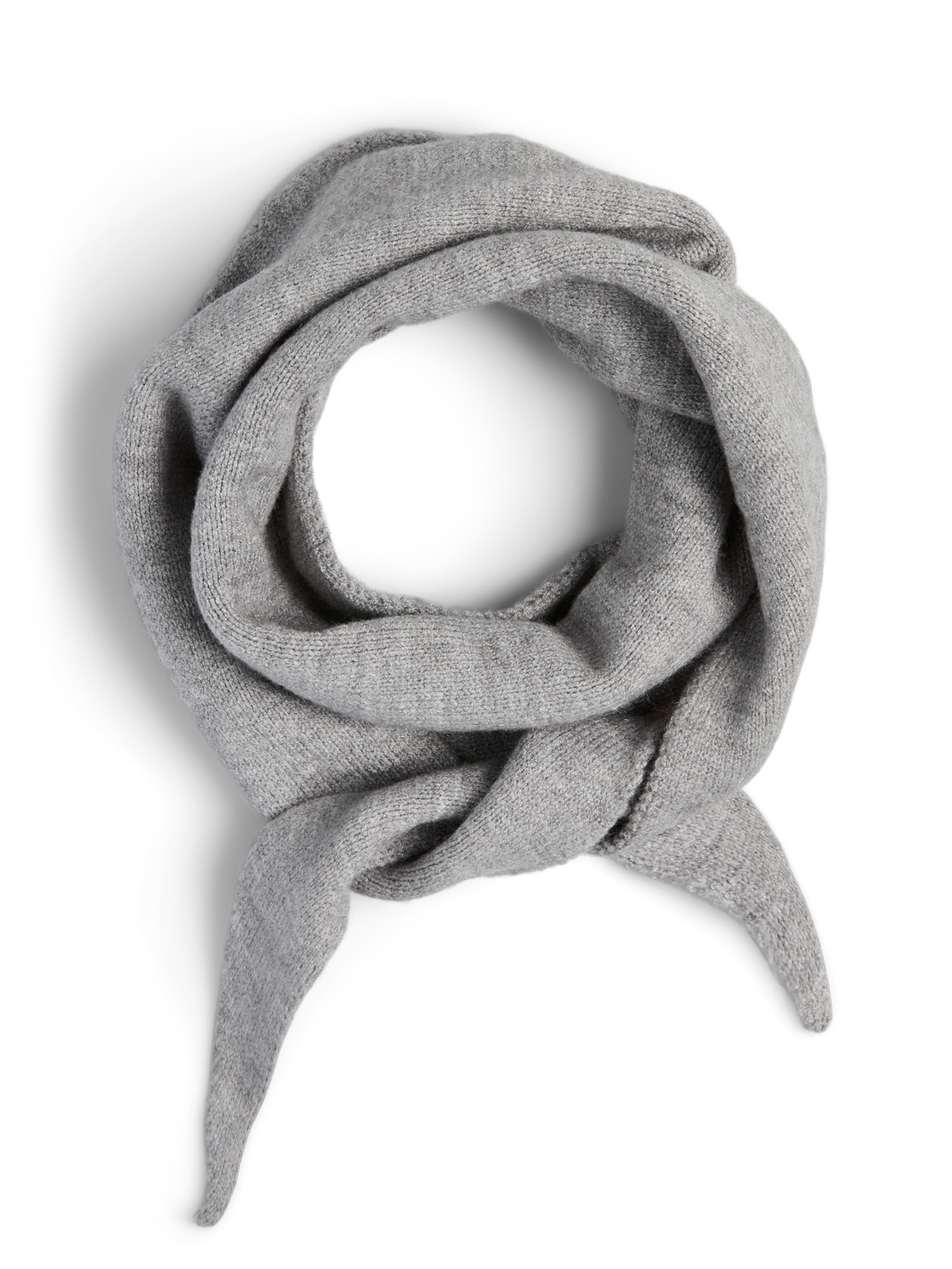 Kuscheliger Schal "gldKOMMA" in medium grey melange