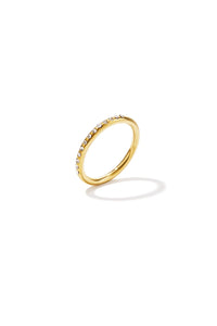 Goldener Glitzer-Ring "gldANNELIE" in drei Größen