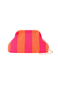 Umhängetasche "gldPIA" in orange/pink mit Gurt