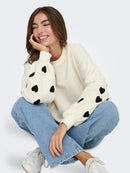 Sweater "gldMACY" in Cloud Dancer