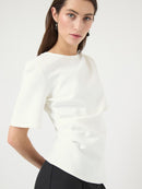 T-Shirt "gldPINA" in Star White