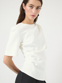 T-Shirt "gldPINA" in Star White