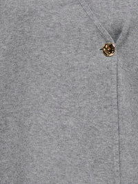 Kuscheliger Viscose-Cardigan "gldJING" in Medium Grey Melange