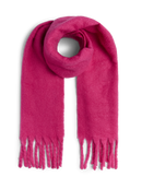 Schal mit Fransen "gldNIKITA" in Beetroot Purple