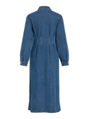 Midi-Dress Kleid "gldSOL" in Mittelblau