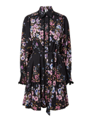 Kurzes Viskosekleid "gldTILERA" mit Blumenprint