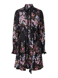Kurzes Viskosekleid "gldTILERA" mit Blumenprint