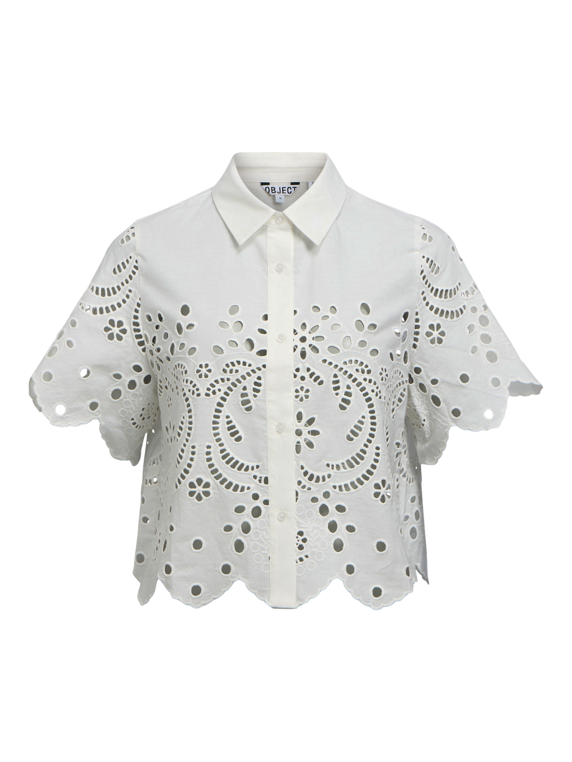 Crop-Top "gldELENA" in White