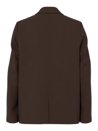 Oversized Blazer "gldBOSELLA" in dunkelbraun hinten