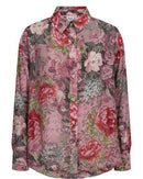 Goldige Viscose-Bluse "gldMARCELLE" Goji Berry
