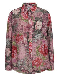 Goldige Viscose-Bluse "gldMARCELLE" Goji Berry