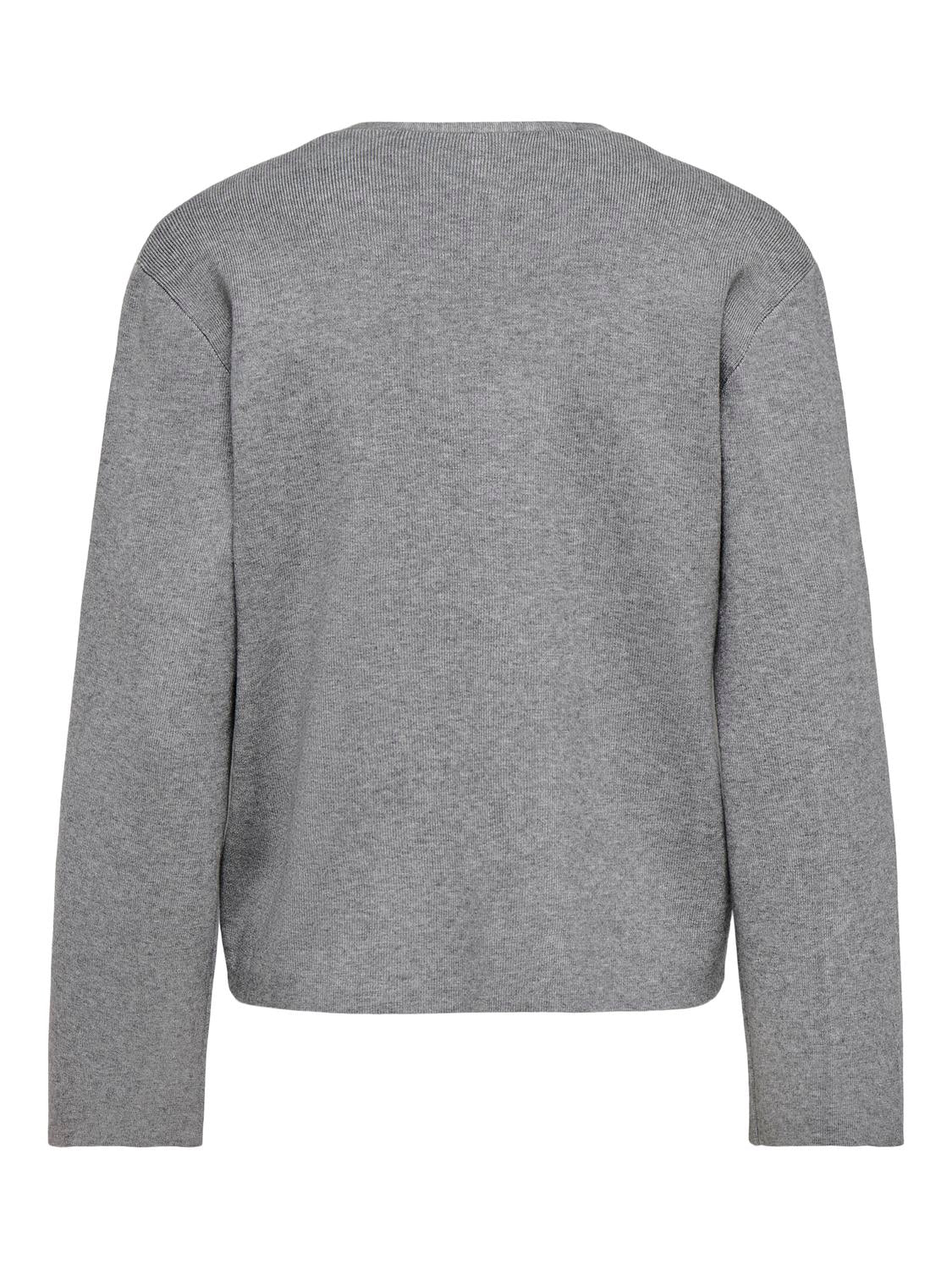 Kuscheliger Viscose-Cardigan "gldJING" in Medium Grey Melange