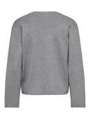 Kuscheliger Viscose-Cardigan "gldJING" in Medium Grey Melange