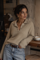 Pullover gldLAURA in Grau-Beige