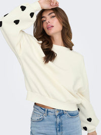 Sweater "gldMACY" in Cloud Dancer