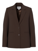 Oversized Blazer "gldBOSELLA" in dunkelbraun vorne