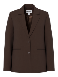 Oversized Blazer "gldBOSELLA" in dunkelbraun vorne