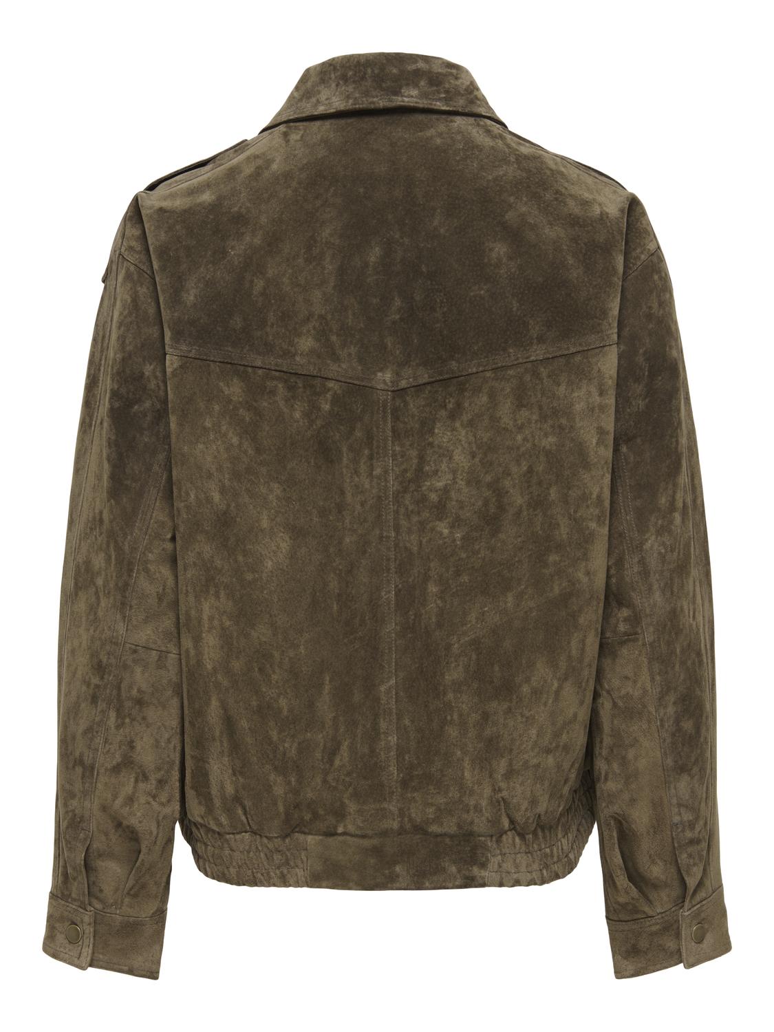 Lederjacke "gldISLA" in braun