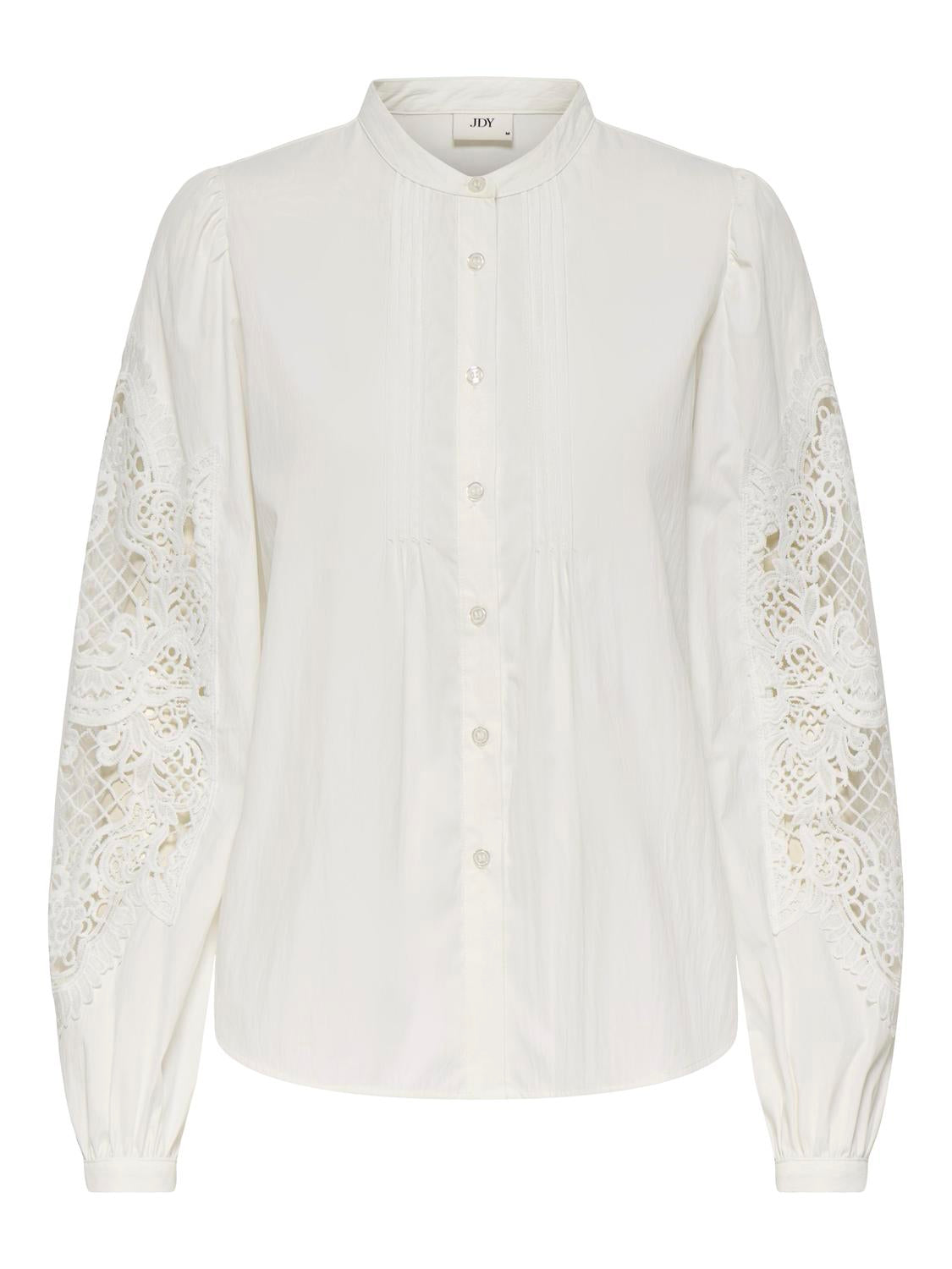 Bluse "gldCORA" in Cloud Dancer