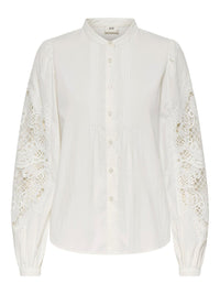 Bluse "gldCORA" in Cloud Dancer