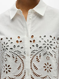 Crop-Top "gldELENA" in White
