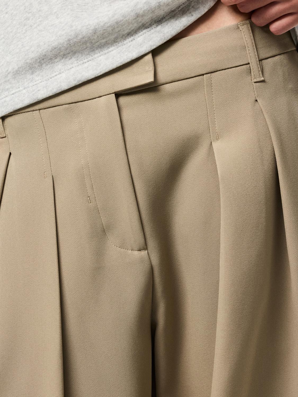 Barrel-Pants "gldOLIVIA" in Greige