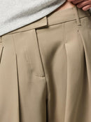 Barrel-Pants "gldOLIVIA" in Greige