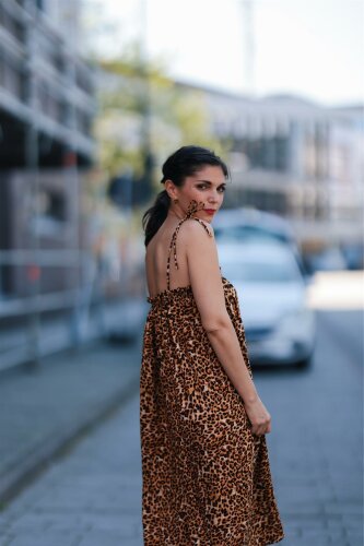 Sommerkleid &quot;gldGLINDA&quot; mit Leoprint