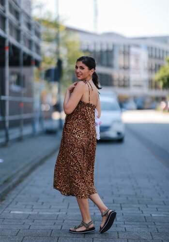 Sommerkleid &quot;gldGLINDA&quot; mit Leoprint