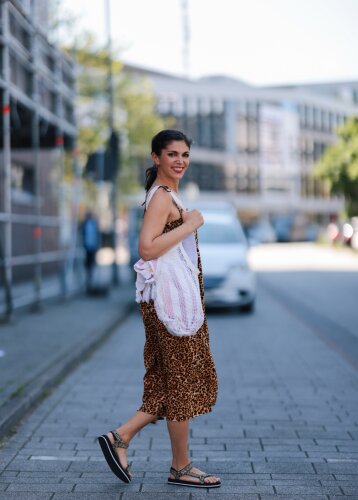 Sommerkleid &quot;gldGLINDA&quot; mit Leoprint