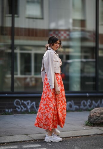 Gecroppte Wildlederjacke "gldANNA" in beige