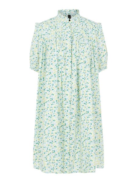 Gebl&uuml;mtes Hemdkleid &quot;gldFILO&quot; mit Puff&auml;rmel