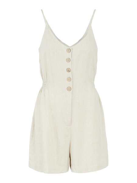 Leinen-Playsuit &quot;gldVIRO&quot; mit Kn&ouml;pfen