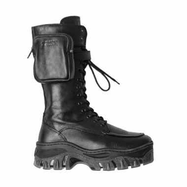 Hohe Plateau Boots "gldJAXSTAR" in schwarz