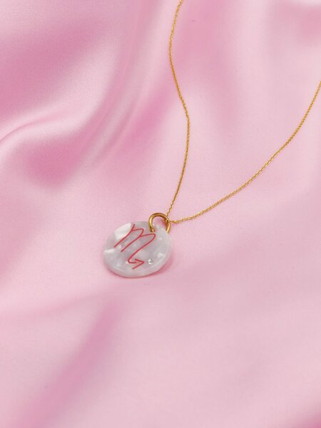 Coins &quot;gldASTRO&quot; aus Acetat mit Swarovskistein