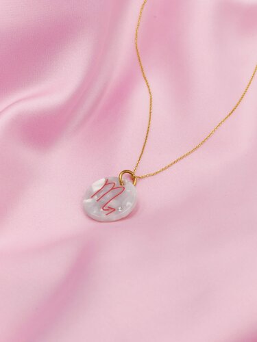 Coins &quot;gldASTRO&quot; aus Acetat mit Swarovskistein